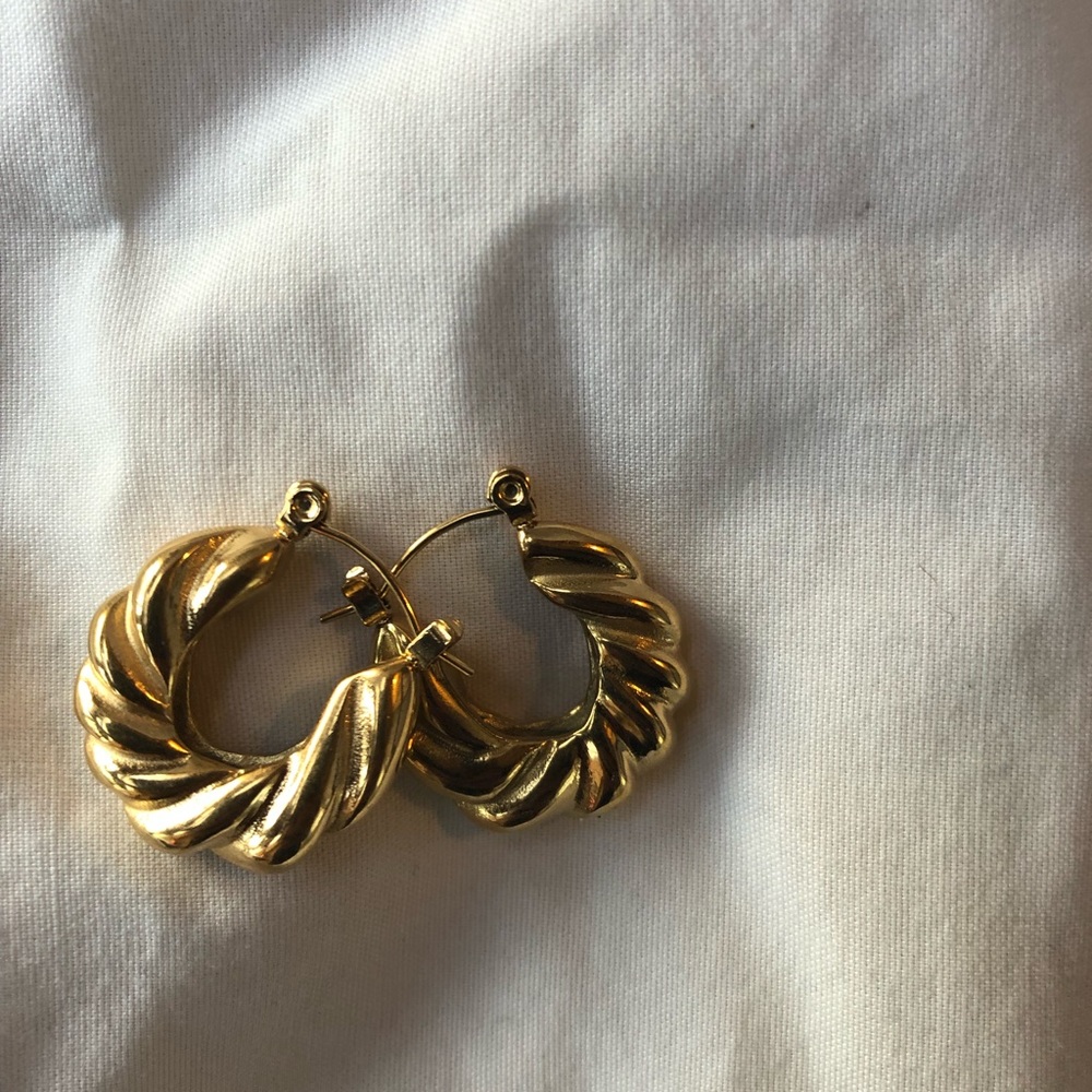 “I’m Gold “ stainless steel earrings - Picture 1 of 2
